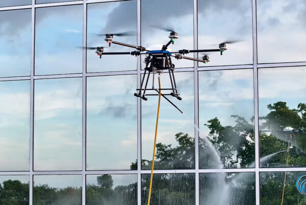 Drone Window Cleaning